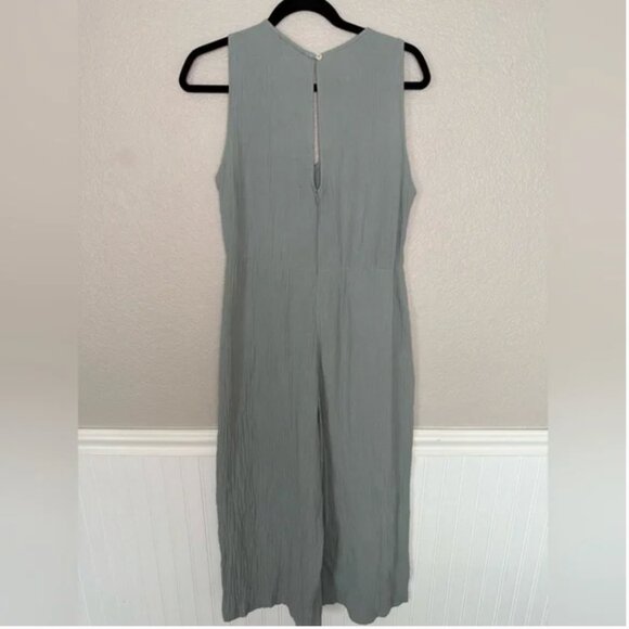 Whimsy + Row Westley Jumpsuit with Tie Belt 100% Organic Cotton - M - Picture 5 of 8
